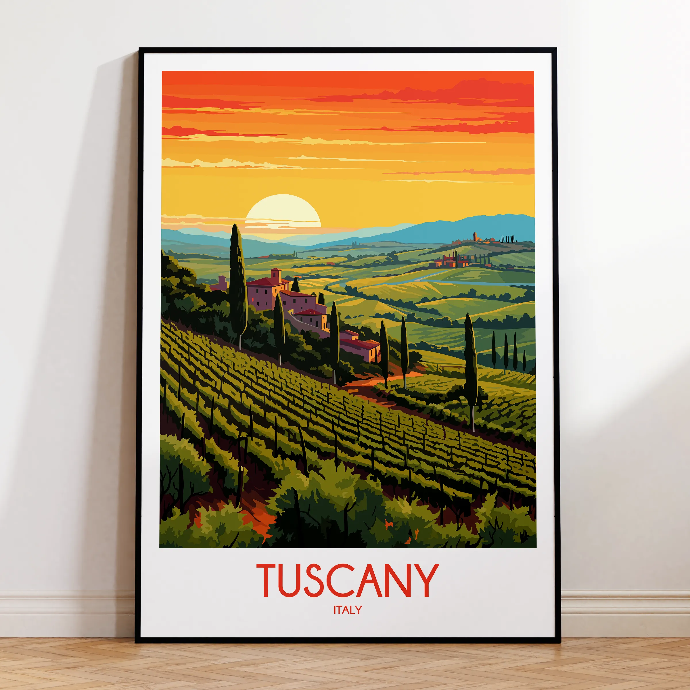 Tuscany Vintage Style Print