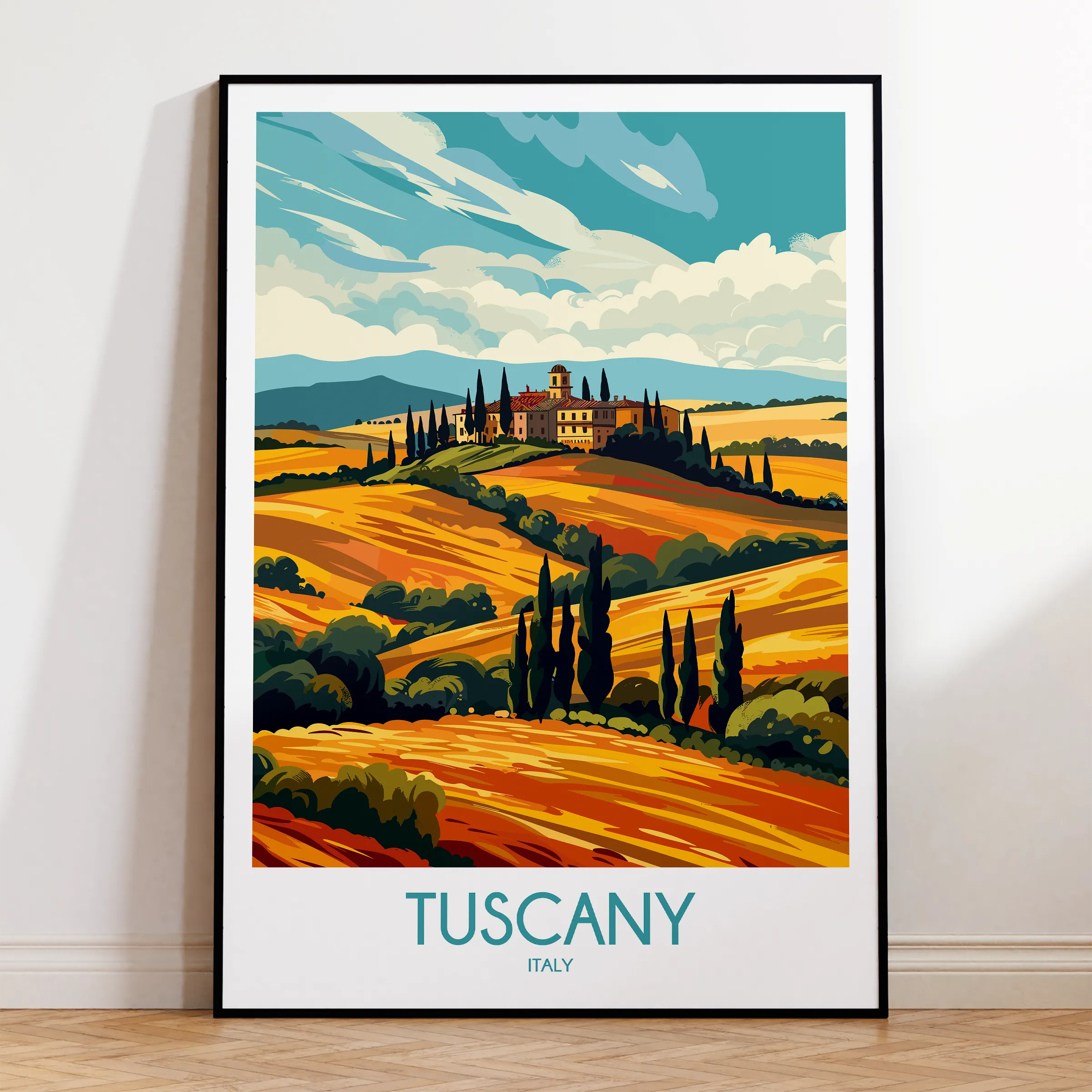 Tuscany Vintage Style Print