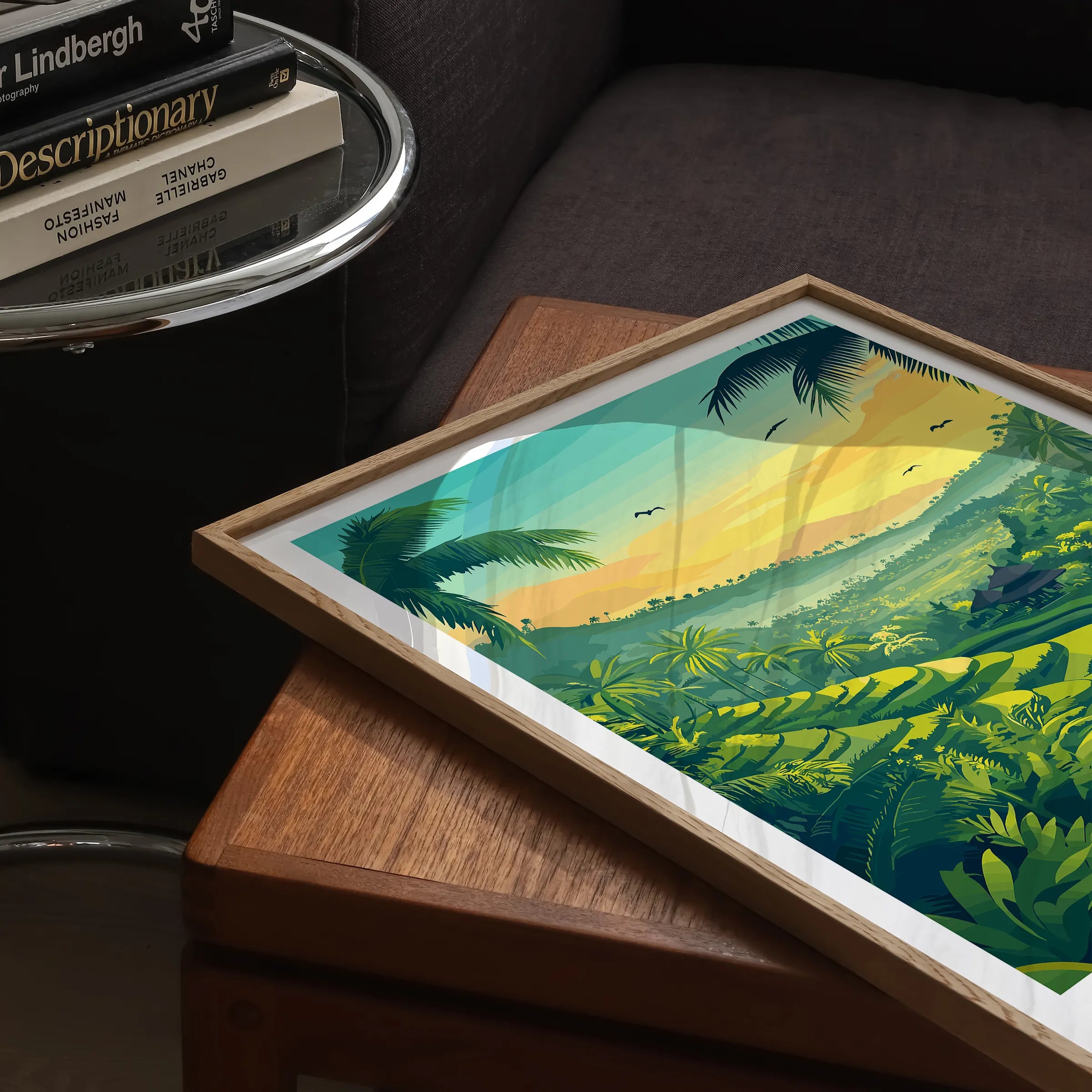 Ubud Modern Travel Poster