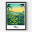Ubud Modern Travel Poster
