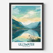 Ullswater Modern Travel Poster