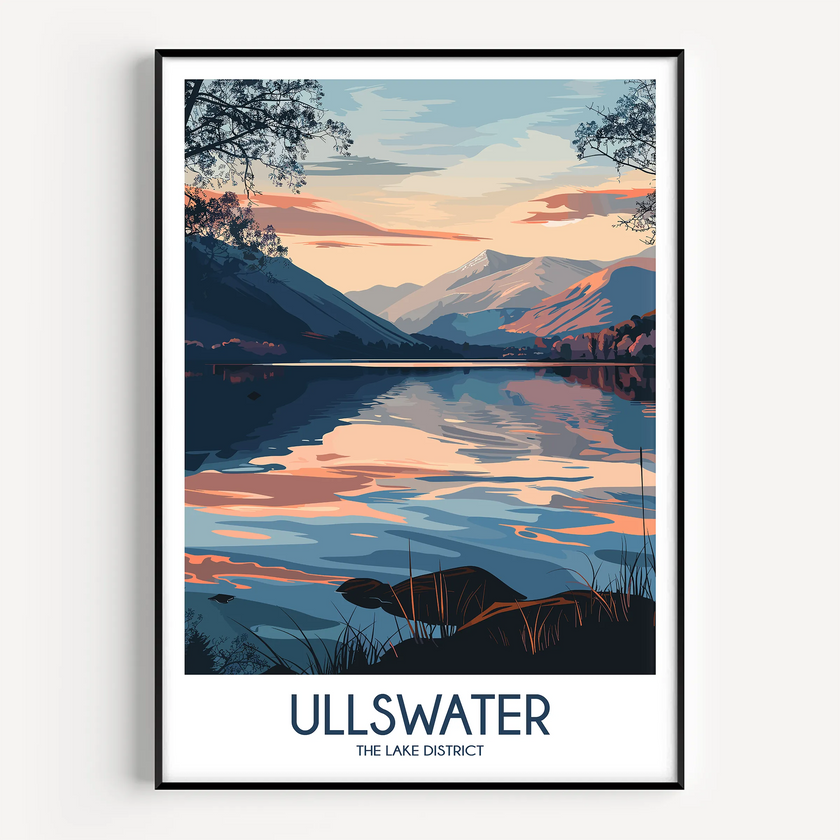 Ullswater Scenic Landscape Art