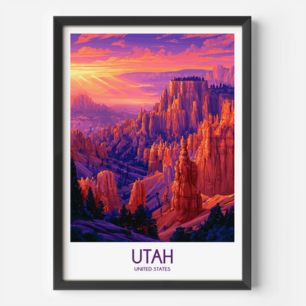 Utah Destination Art Gift