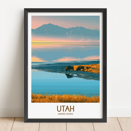 Utah Minimalist Wall Art