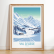 Val D'Isere Destination Art Gift