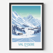 Val D'Isere Minimalist Wall Art