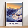 Val Thorens Minimalist Wall Art