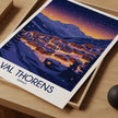 Val Thorens Modern Travel Poster