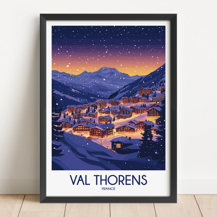 Val Thorens Scenic Landscape Art