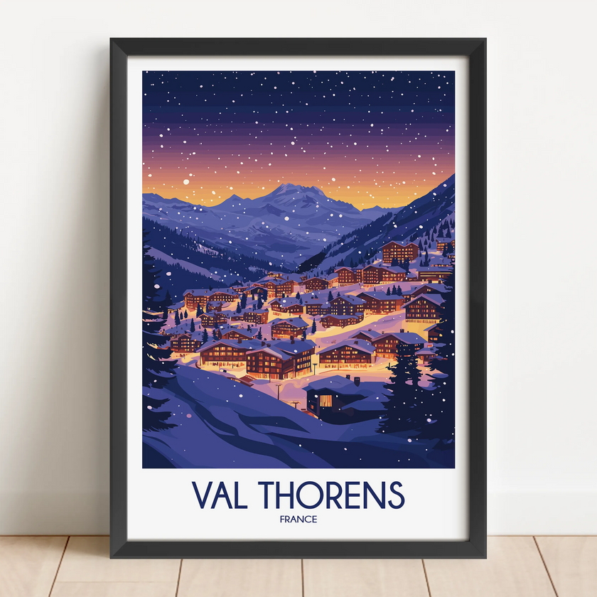 Val Thorens Scenic Landscape Art
