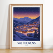 Val Thorens Vintage Style Print