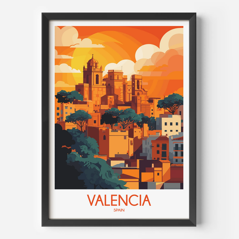 Valencia Souvenir Poster Print