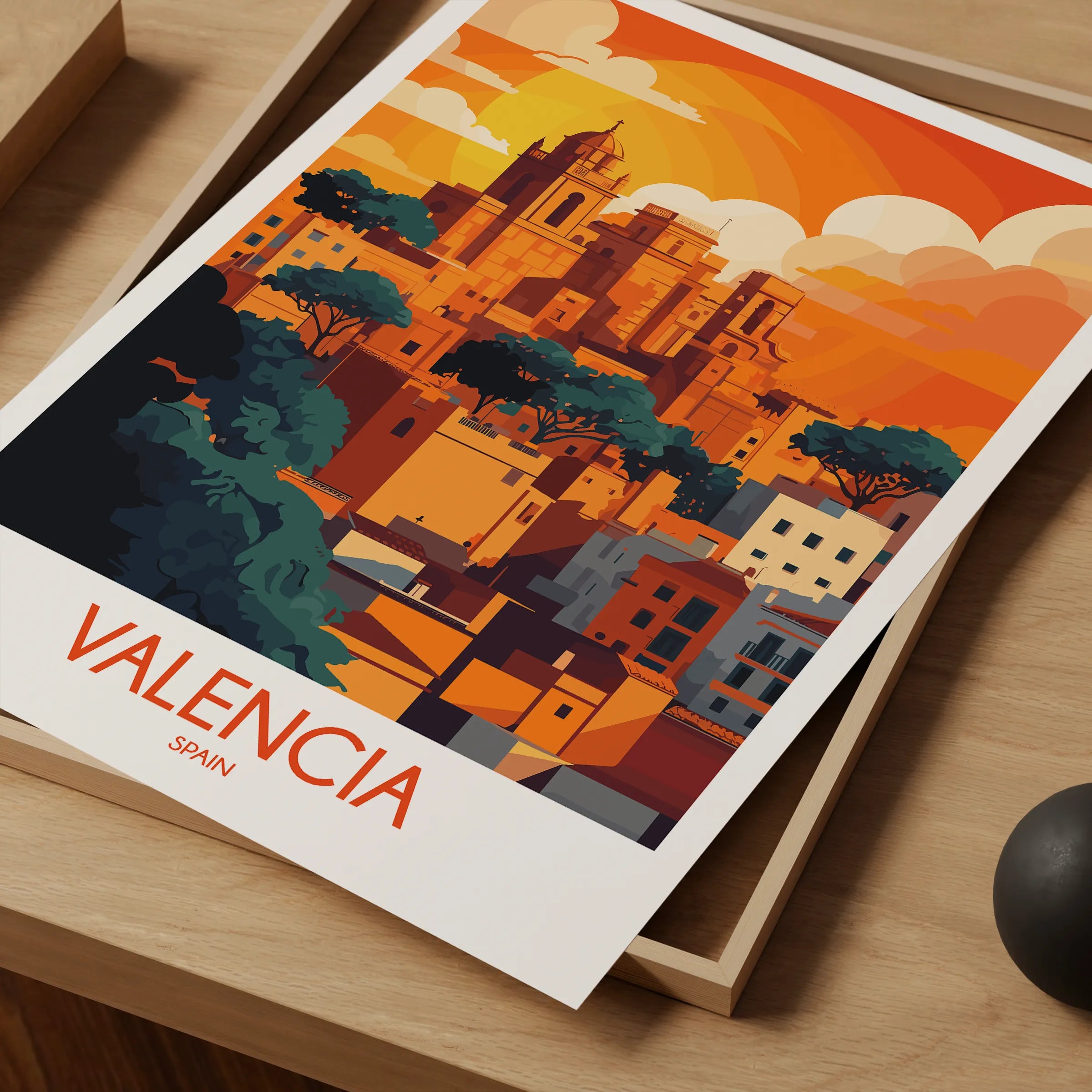 Valencia Vintage Style Print
