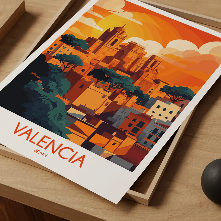 Valencia Vintage Style Print