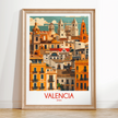 Valencia Vintage Style Print