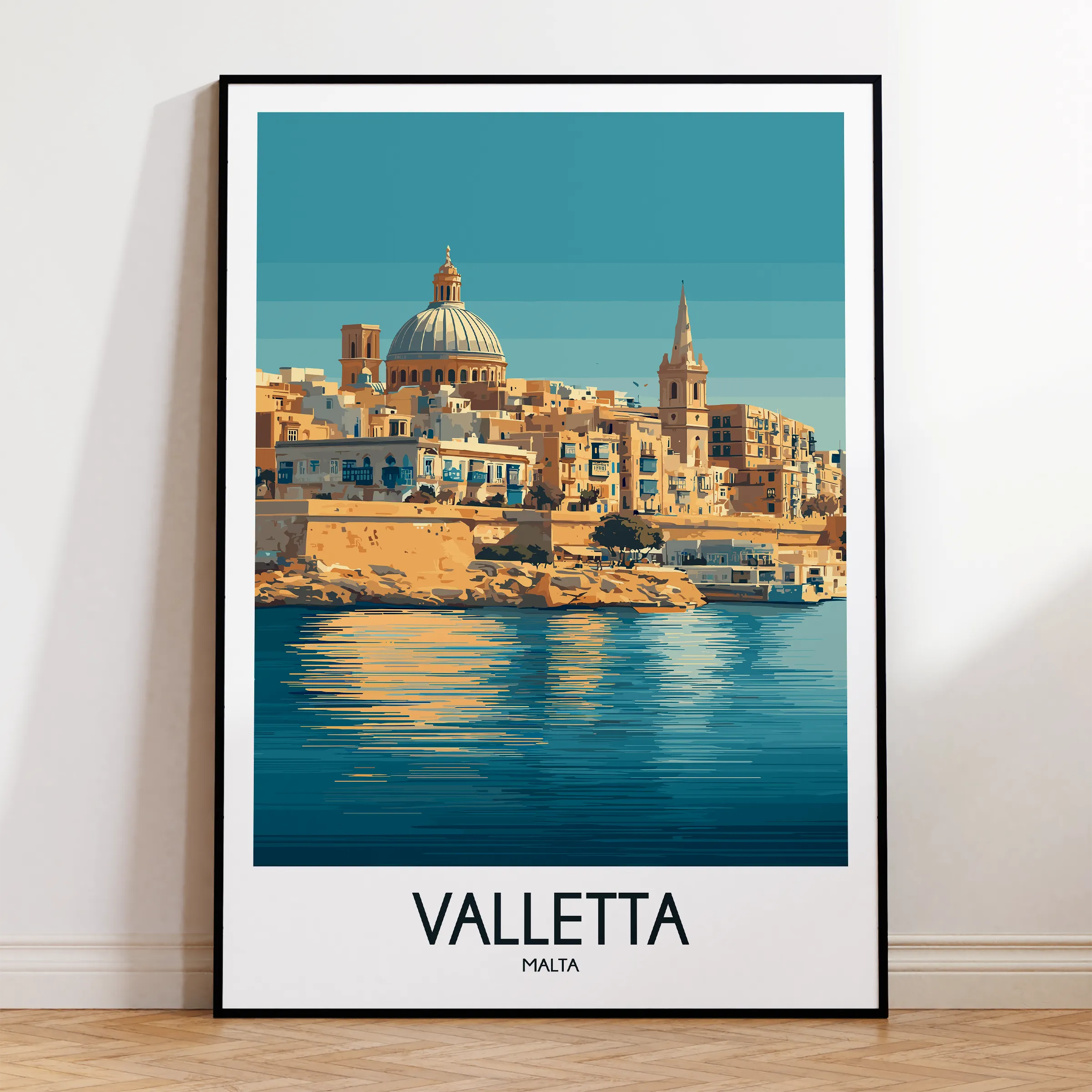 Valletta Destination Art Gift