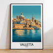 Valletta Destination Art Gift