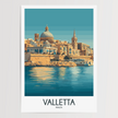 Valletta Scenic Landscape Art