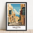 Valletta Scenic Landscape Art