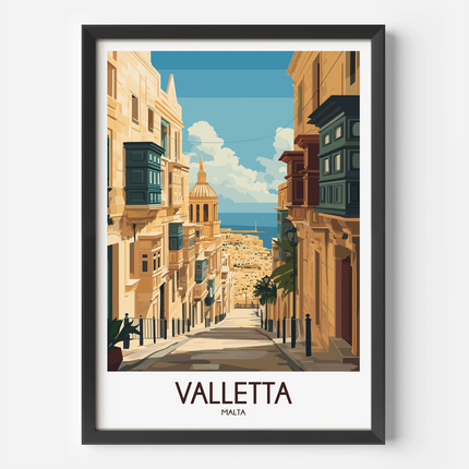 Valletta Souvenir Poster Print