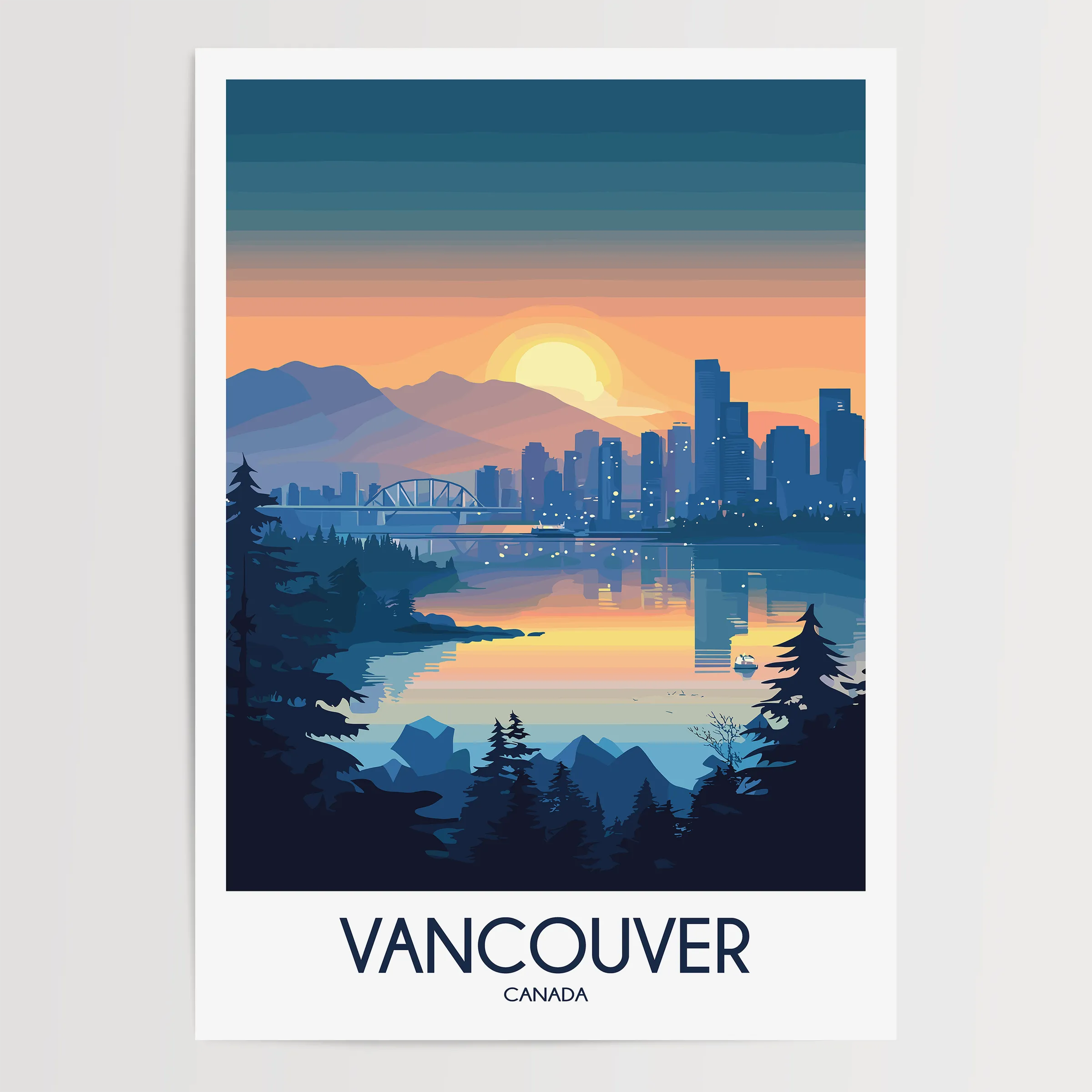 Vancouver Destination Art Gift
