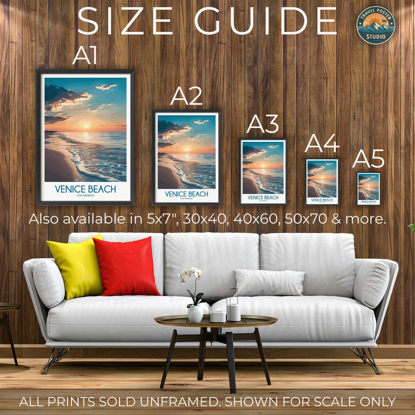Venice Beach Gallery Quality Print