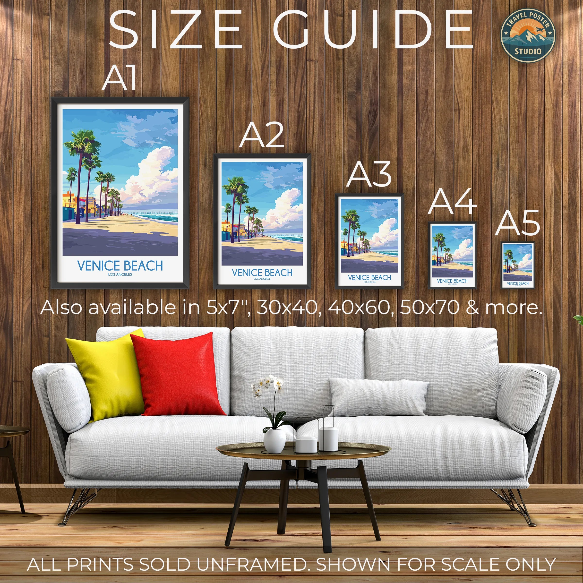Venice Beach Home Office Decor