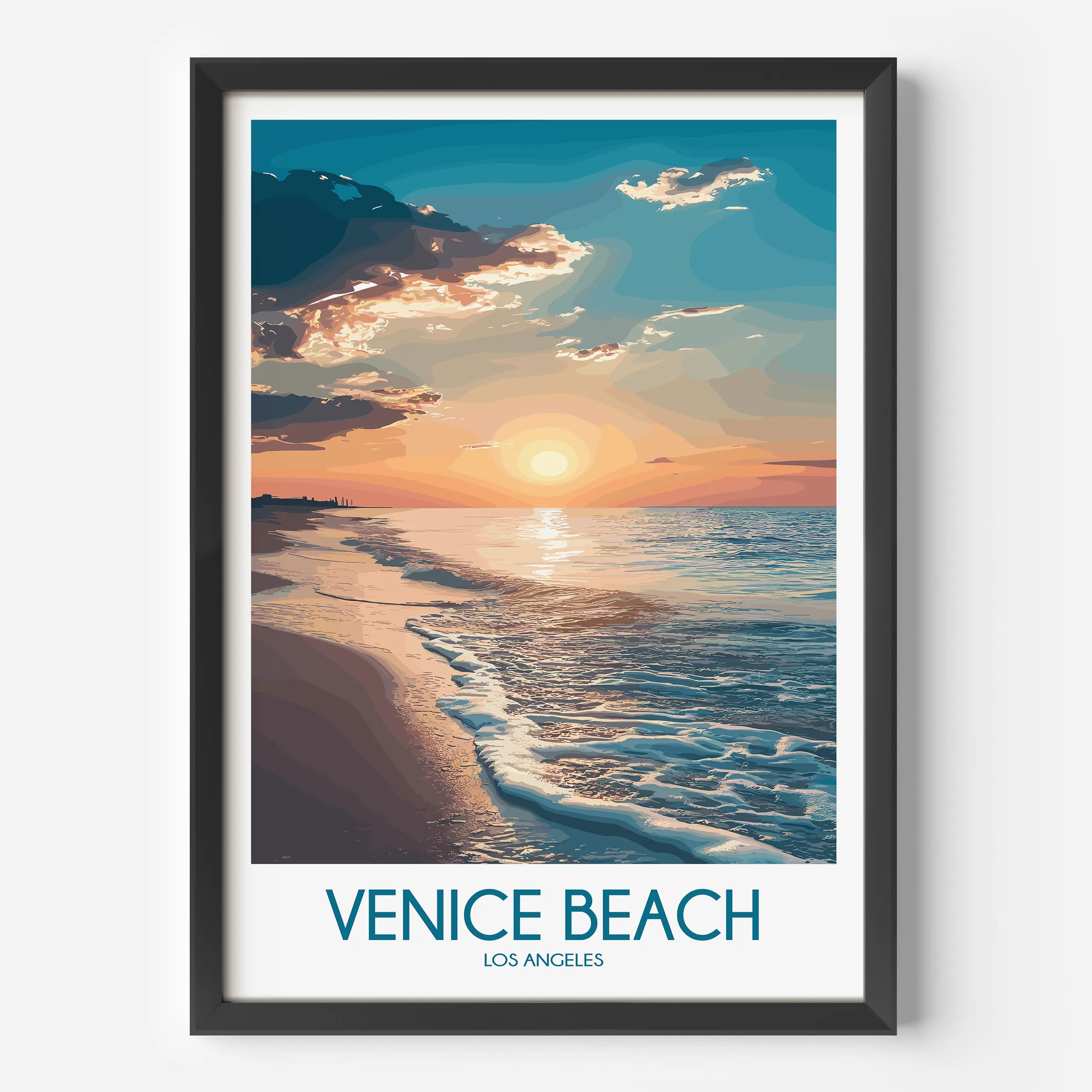 Venice Beach Souvenir Poster Print