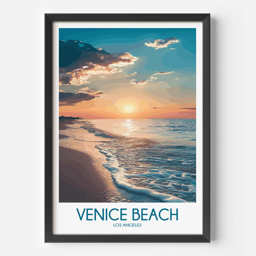 Venice Beach Souvenir Poster Print
