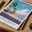 Venice Beach Vintage Style Print