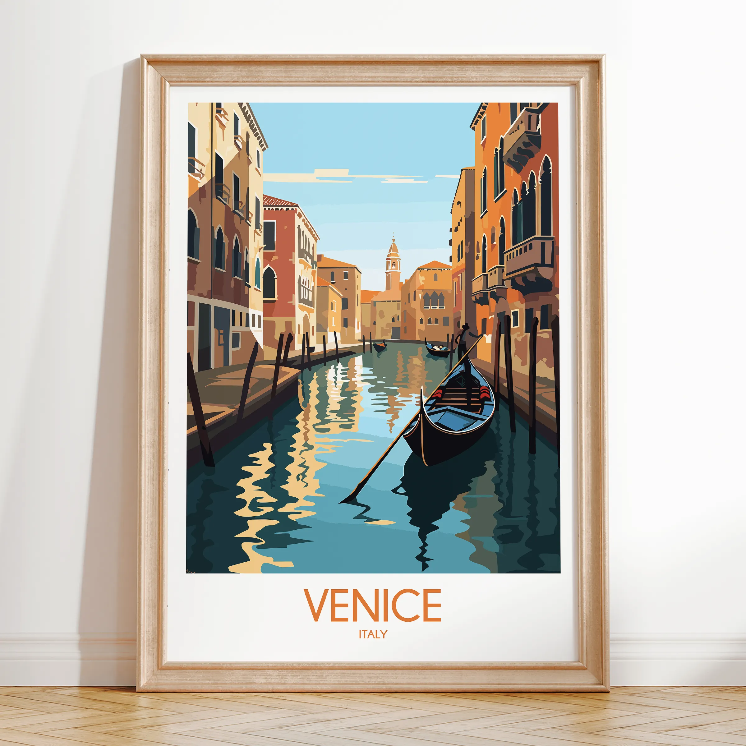Venice Modern Travel Poster