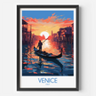 Venice Modern Travel Poster