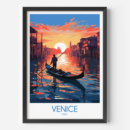 Venice Modern Travel Poster