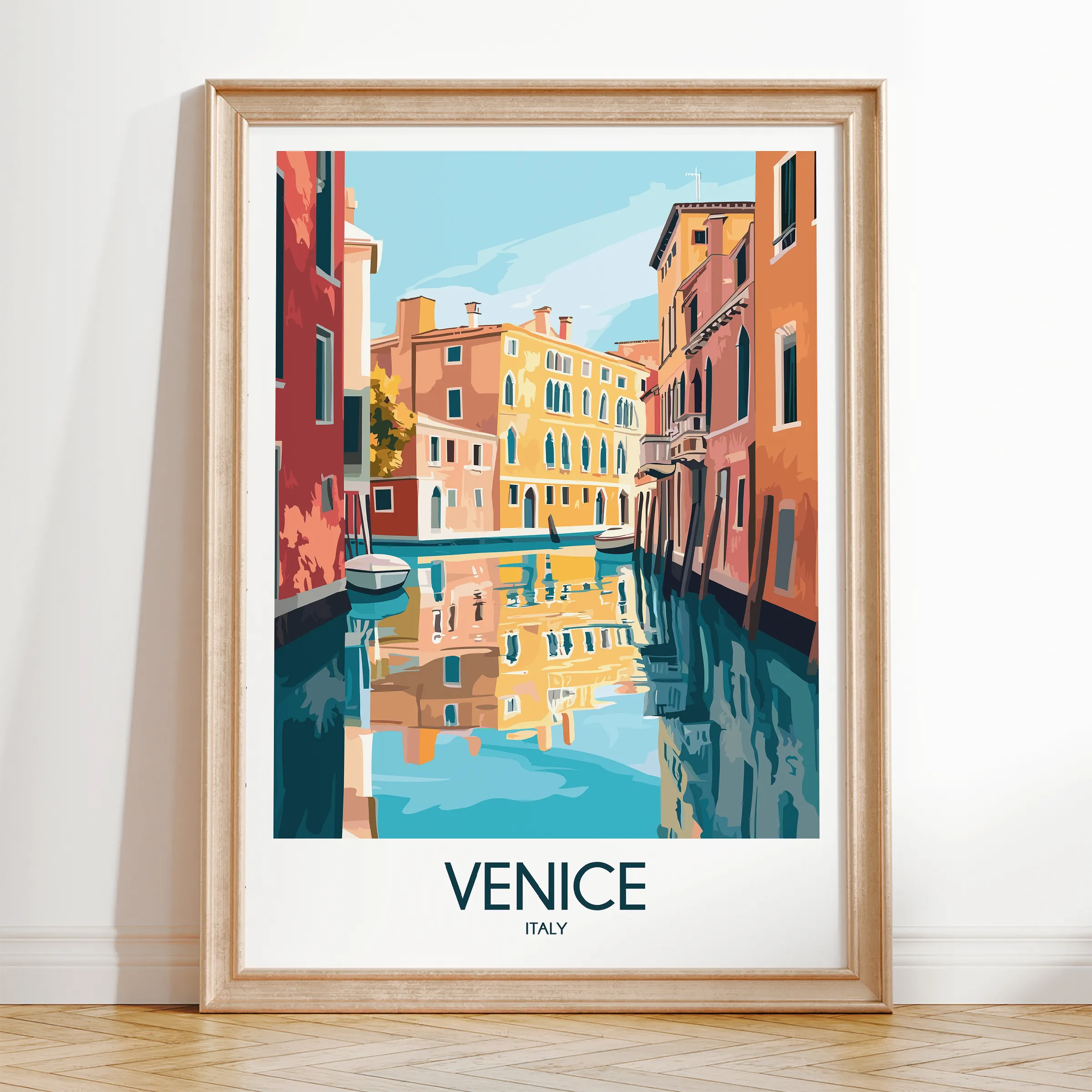 Venice Vintage Style Print