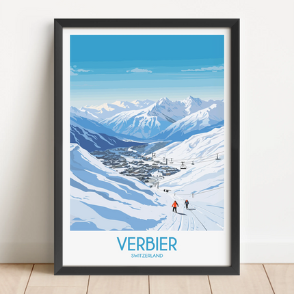 Verbier Destination Art Gift