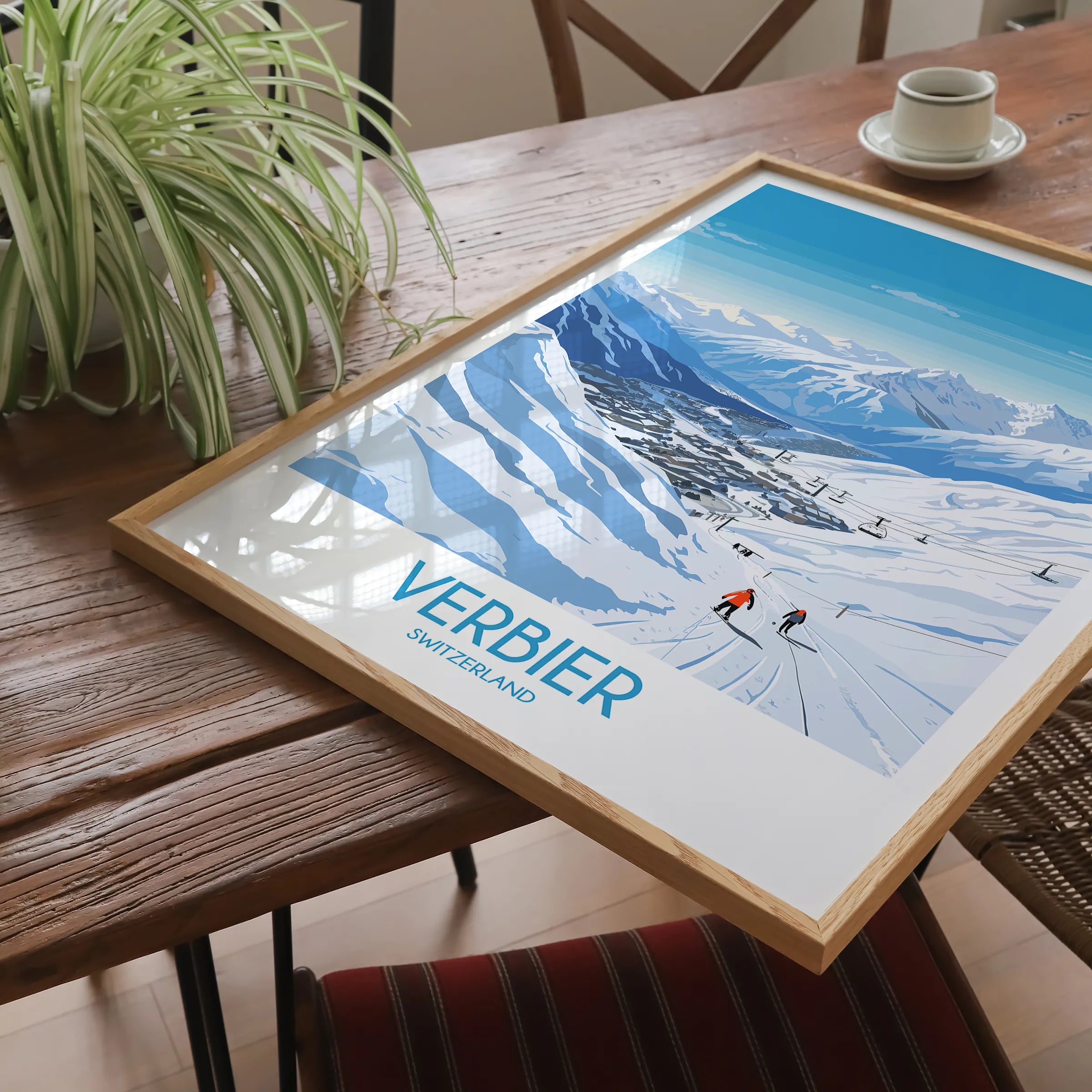 Verbier Scenic Landscape Art