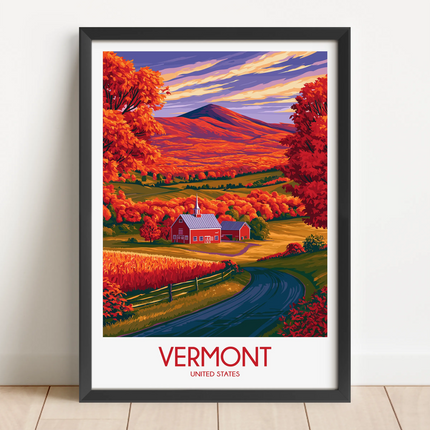 Vermont Destination Art Gift