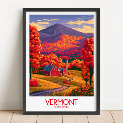 Vermont Scenic Landscape Art