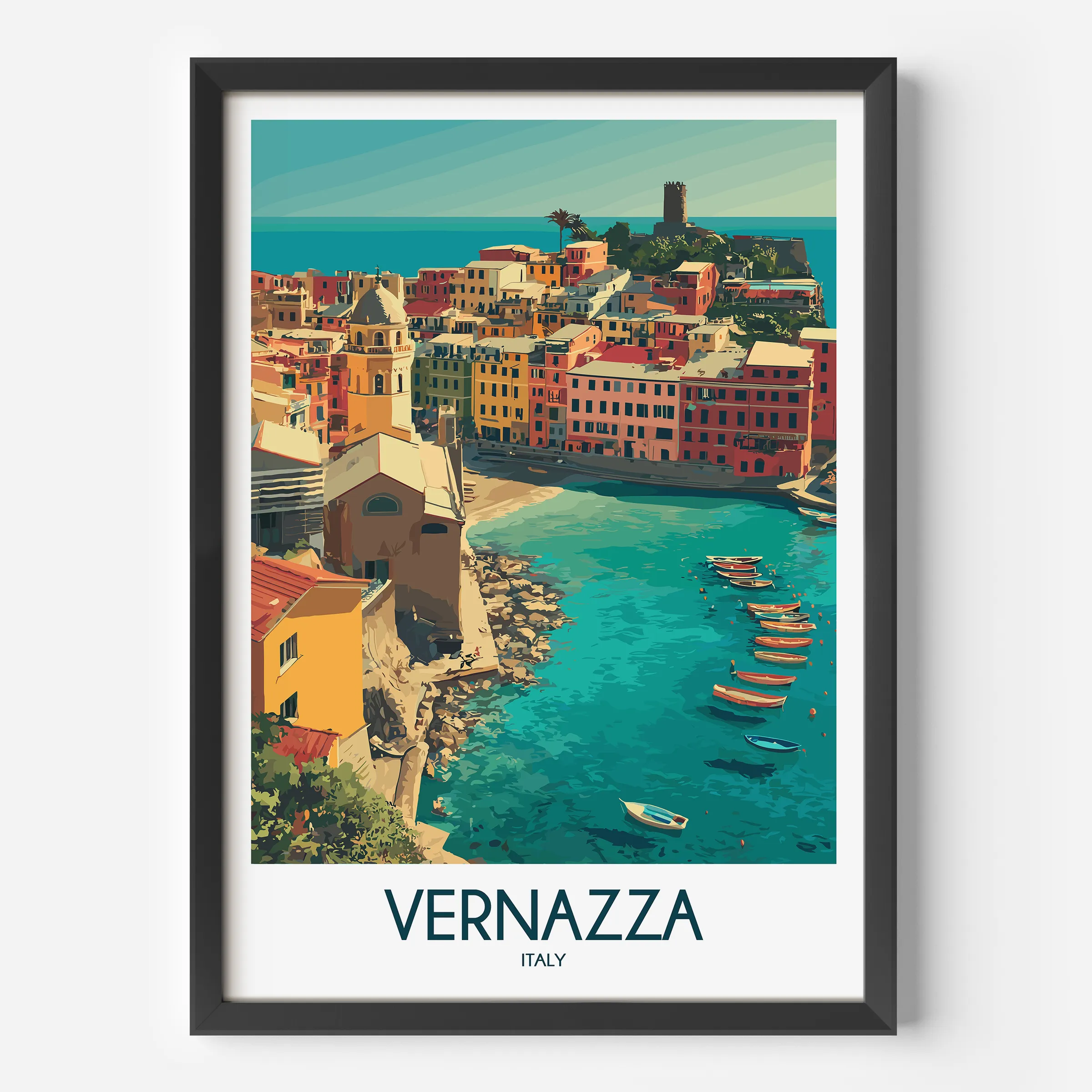 Vernazza Minimalist Wall Art