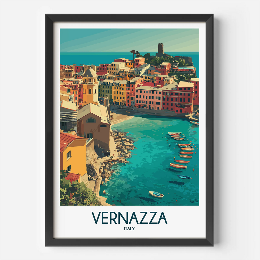 Vernazza Minimalist Wall Art