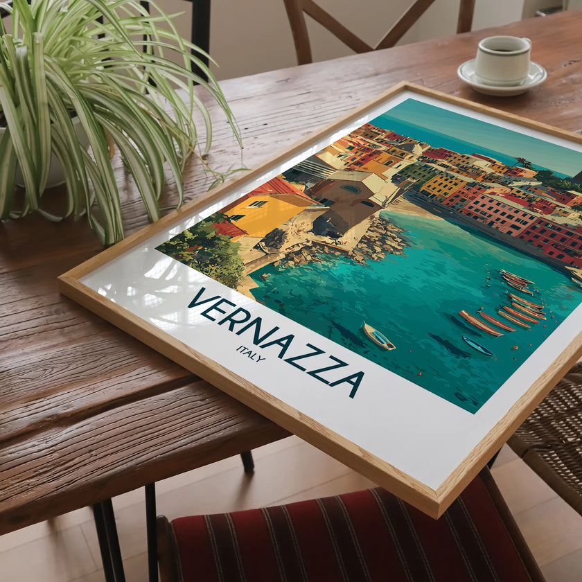 Vernazza Modern Travel Poster