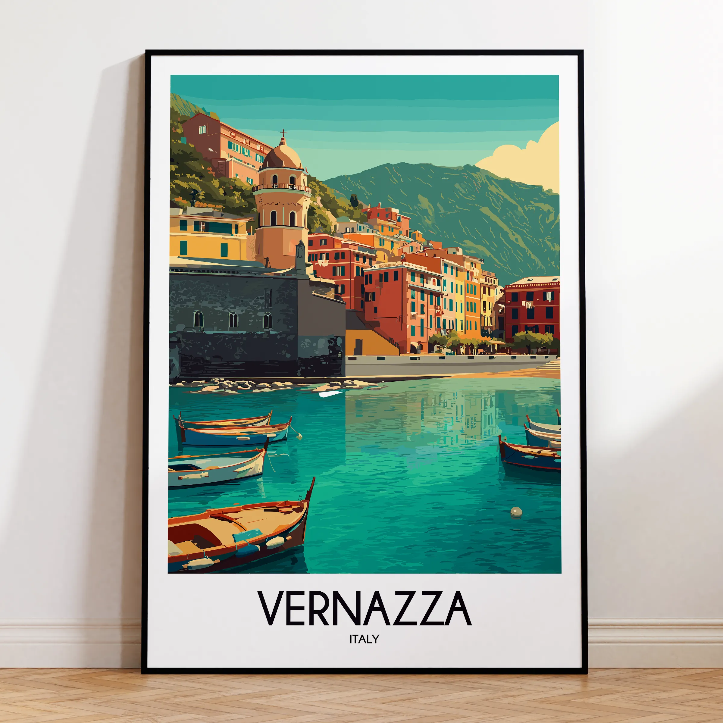 Vernazza Souvenir Poster Print