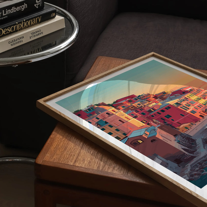 Vernazza Vintage Style Print