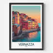 Vernazza Vintage Style Print
