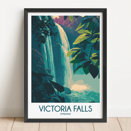 Victoria Falls Souvenir Poster Print