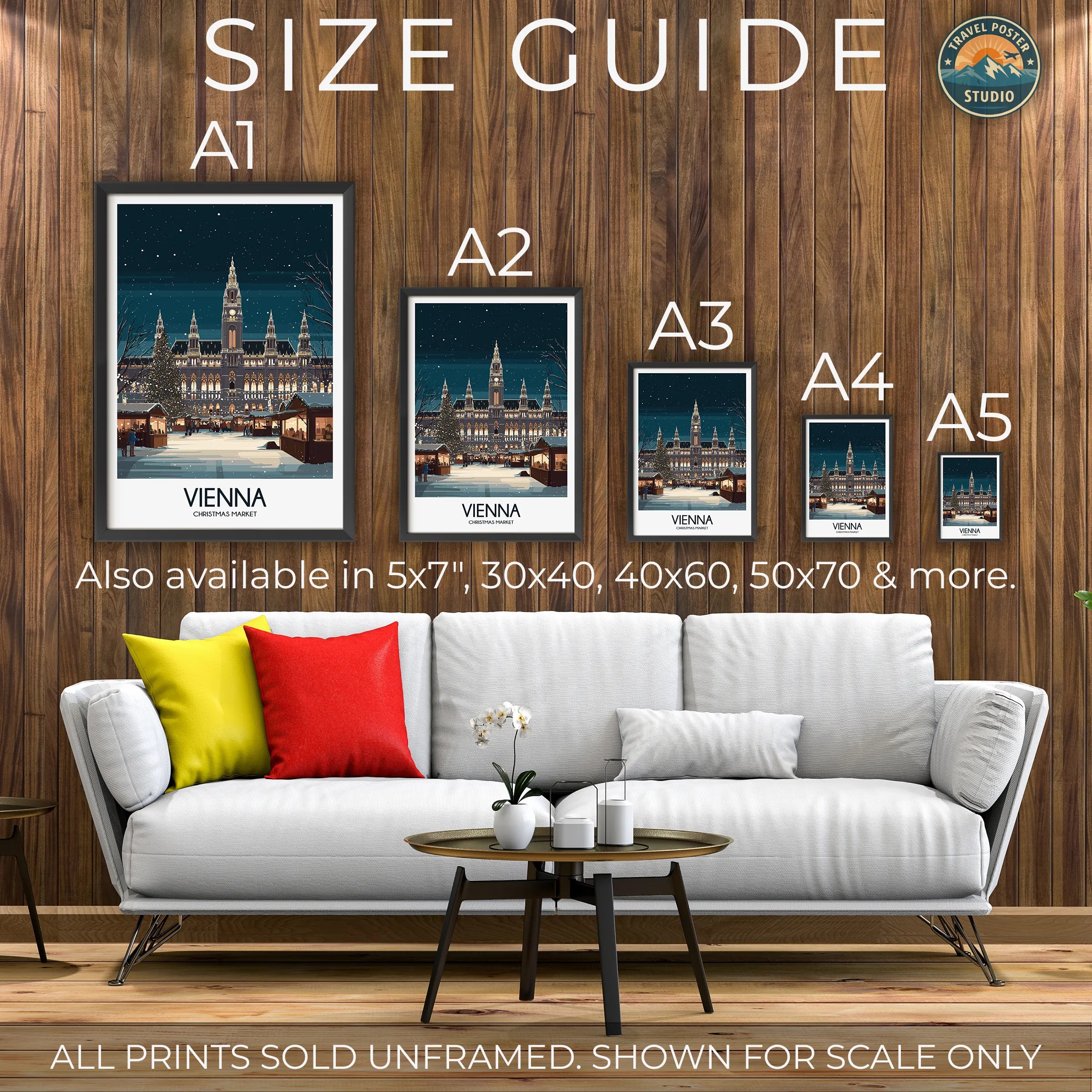 Vienna Modern Travel Poster