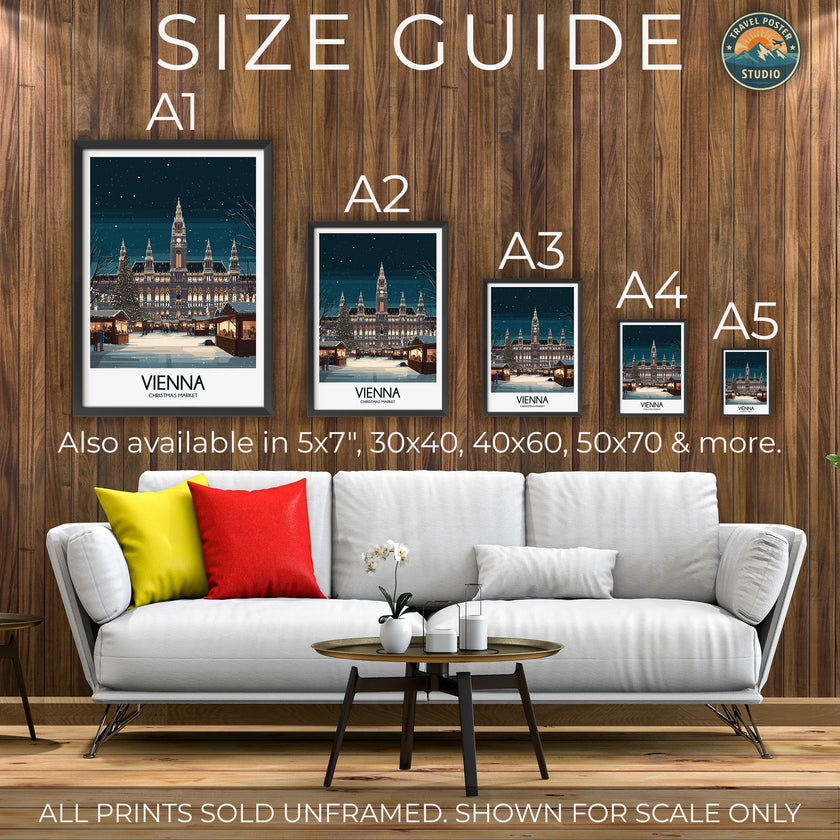 Vienna Modern Travel Poster