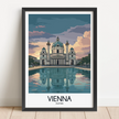 Vienna Modern Travel Poster