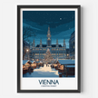 Vienna Modern Travel Poster