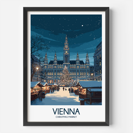 Vienna Modern Travel Poster